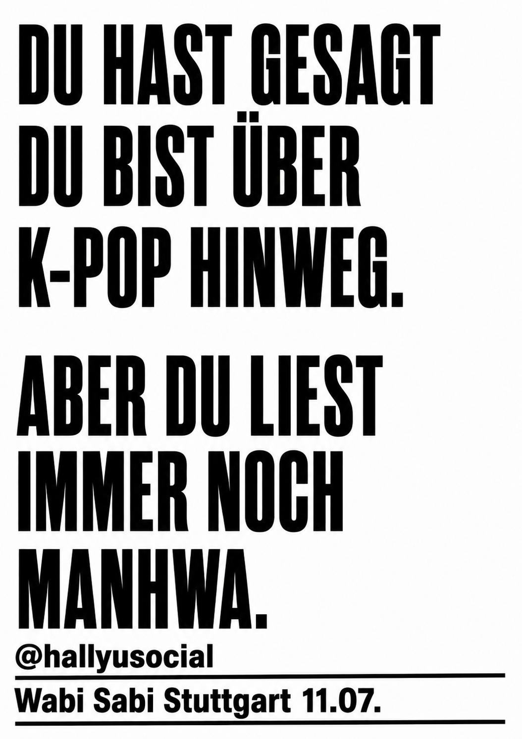 Flyer Kampagne mit Text Bad Apple im Club