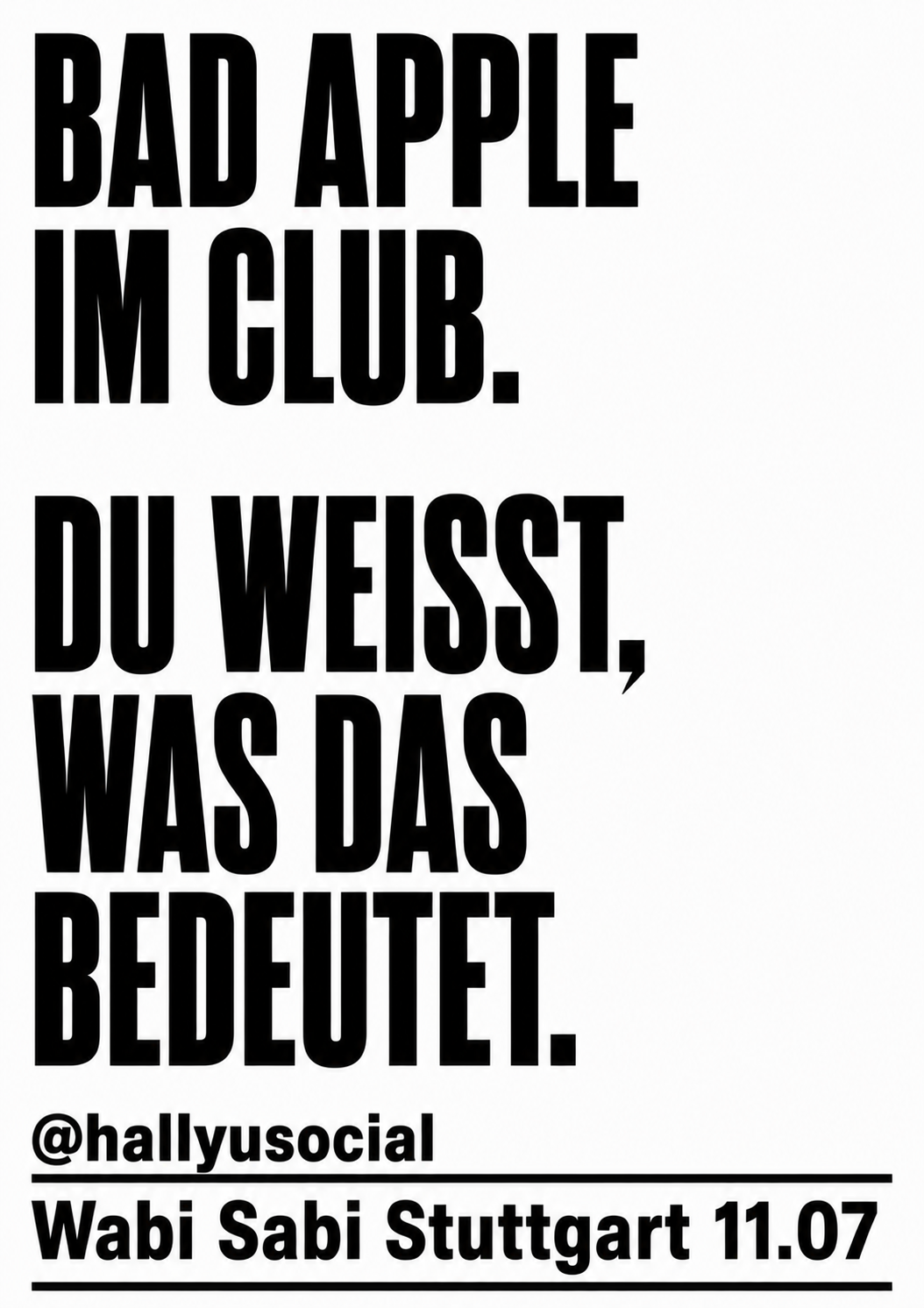 Flyer Kampagne mit Text ueber K-Pop und Manhwa