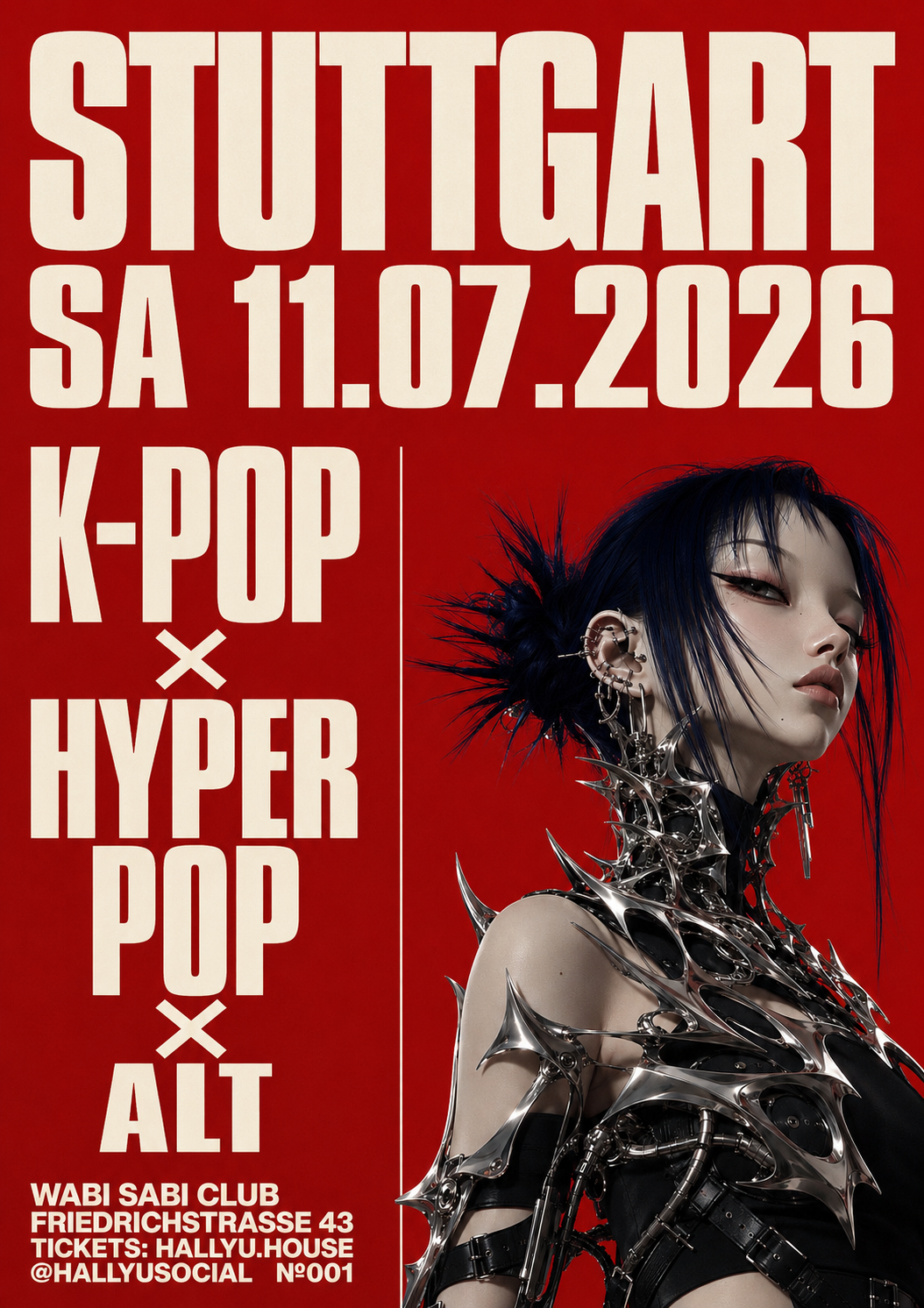 HH-001 vertikales Eventposter